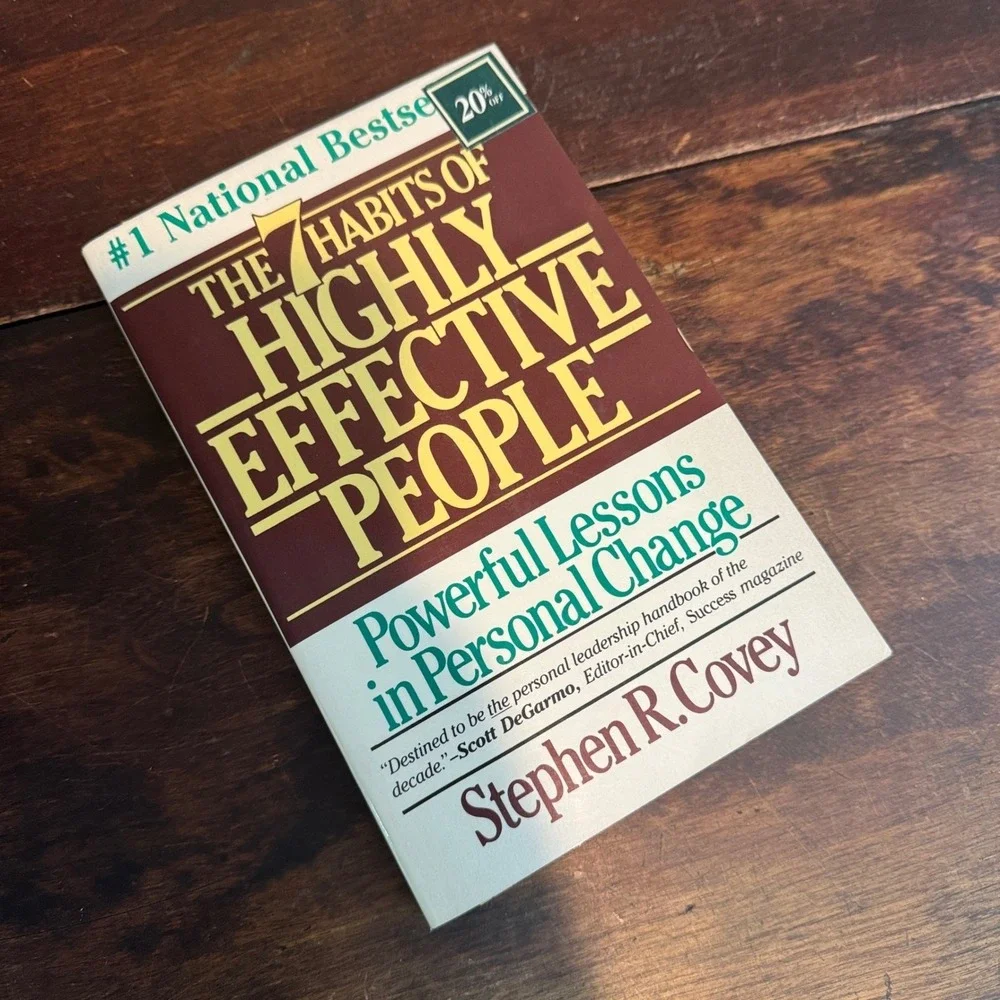 The 7 Habits‎ of Highly Effective People Personal Change Book Covey 1990
